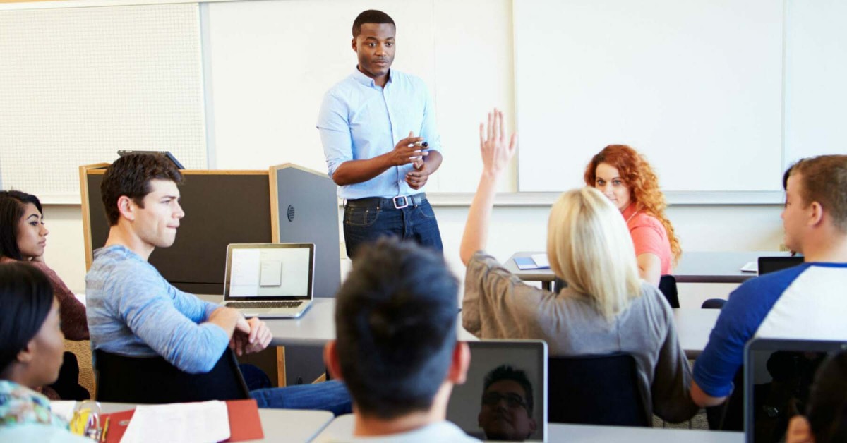 Photo of students in a classroom