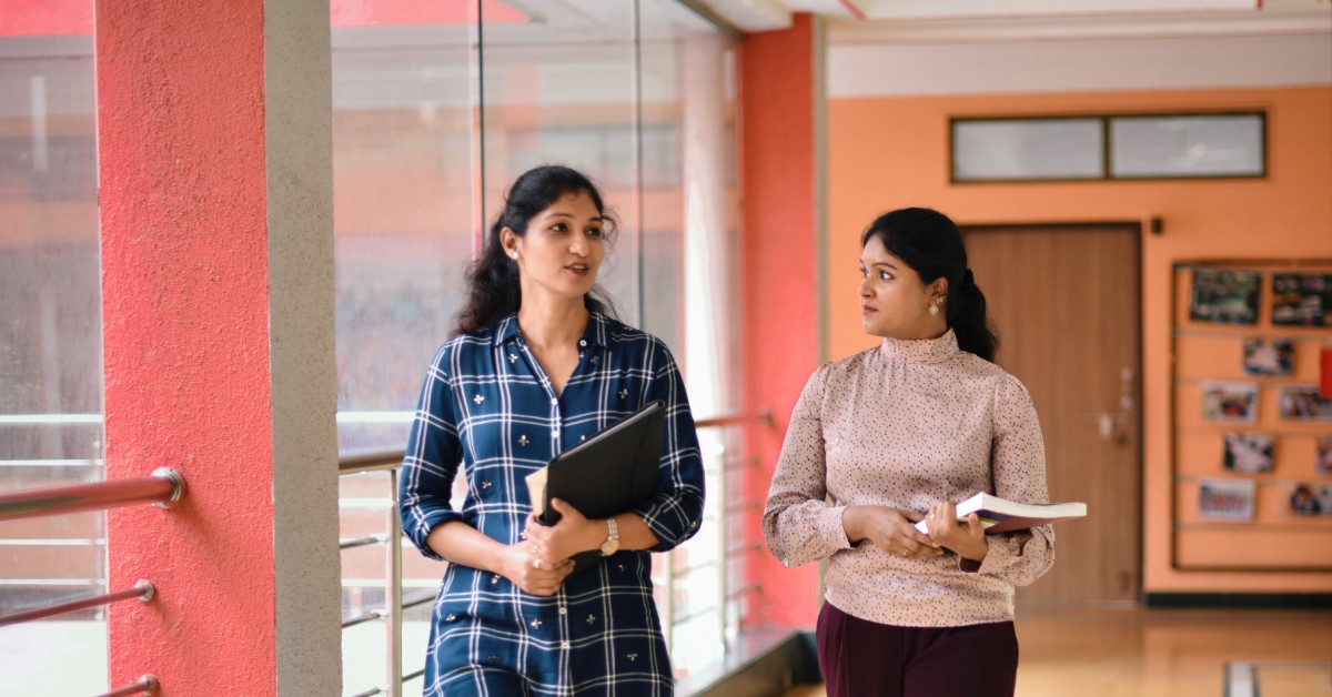 Students Walking